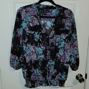 Floral Torrid Blouse